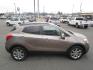 2014 Grey /Black-Tan / Leather Buick Encore Leather AWD (KL4CJGSB8EB) with an 1.4L L4 DOHC 16V TURBO engine, 6-Speed Automatic transmission, located at 1814 Albert Pike Road, Hot Springs, AR, 71913, (501) 623-1717, 34.494228, -93.094070 - Photo#2